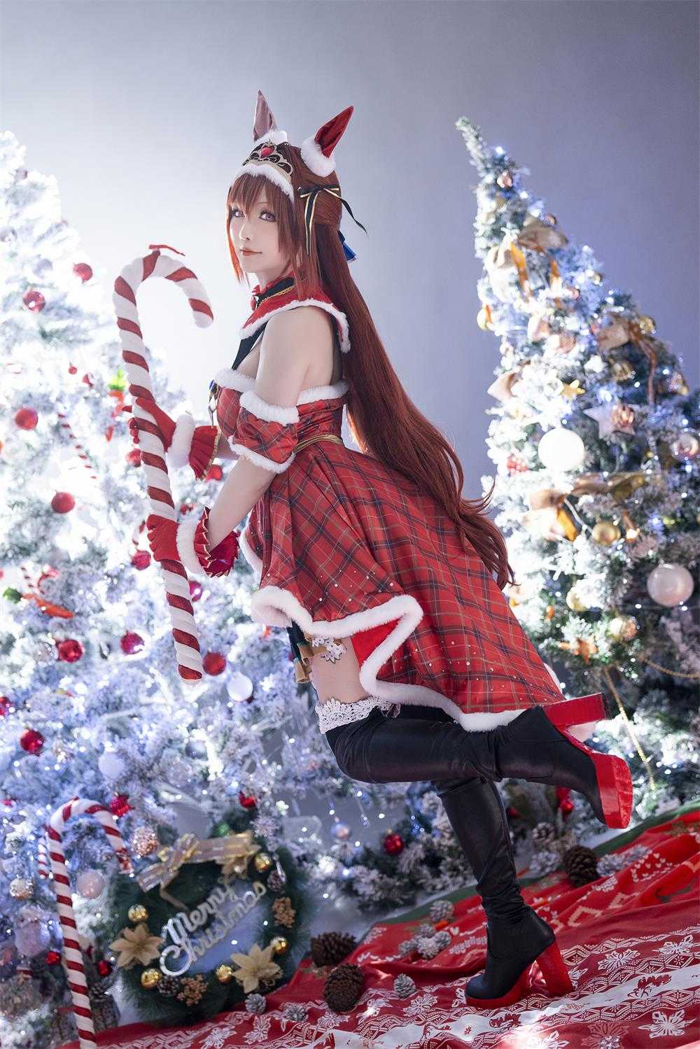 星之迟迟2023-12月计划A 赛马娘-大和赤骥 圣诞衣装 [47P/330M]（）1