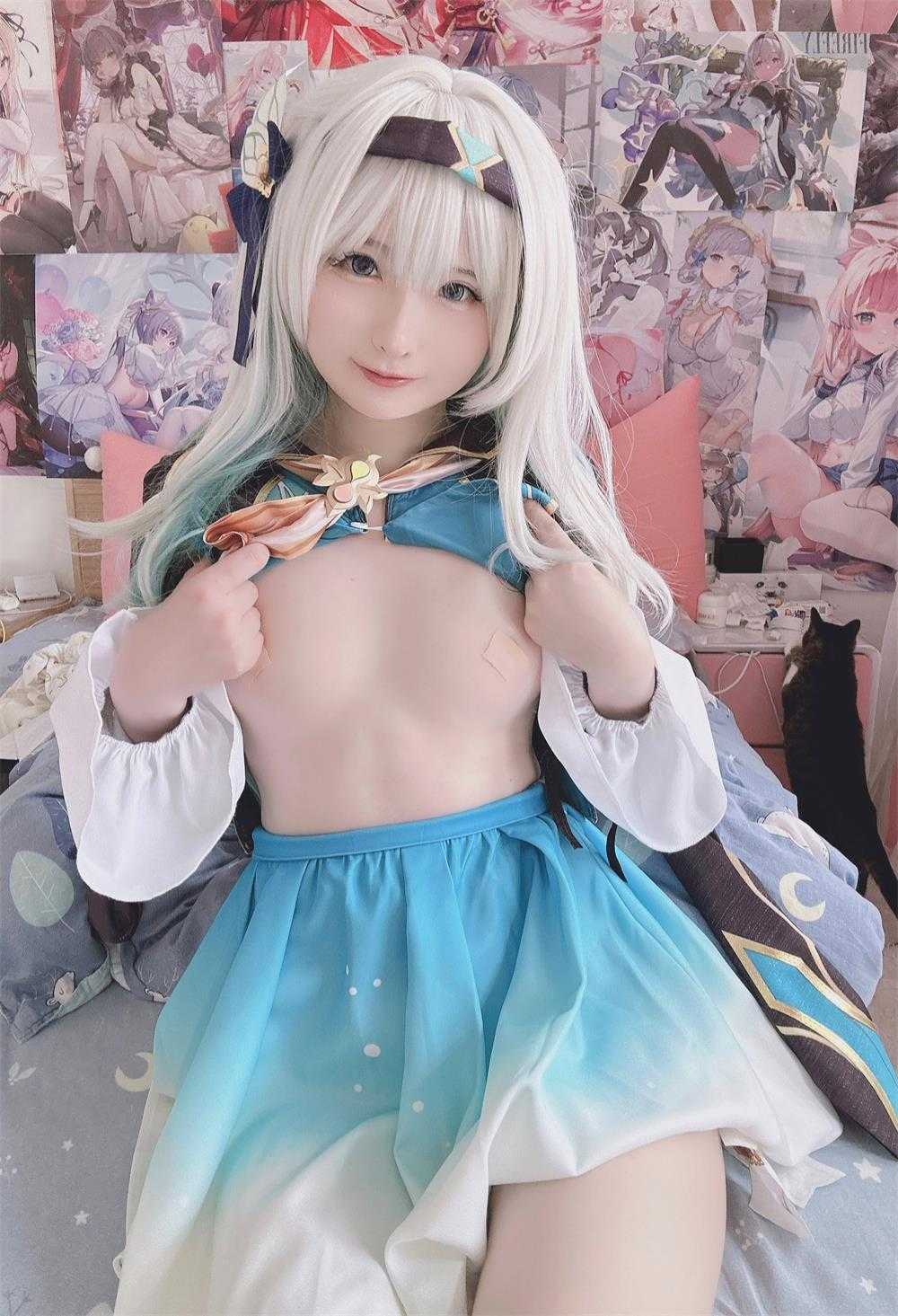 习呆呆  崩铁流荧cos [20P/1V/40M]（4）