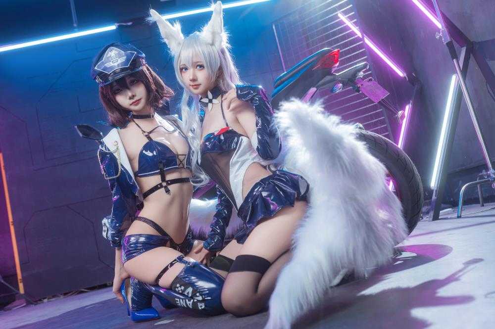 喜欢爱理吗 - &艾西Aiwest 碧蓝航线 巴尔的摩&信浓 赛车女郎 [47P/200M]（1）